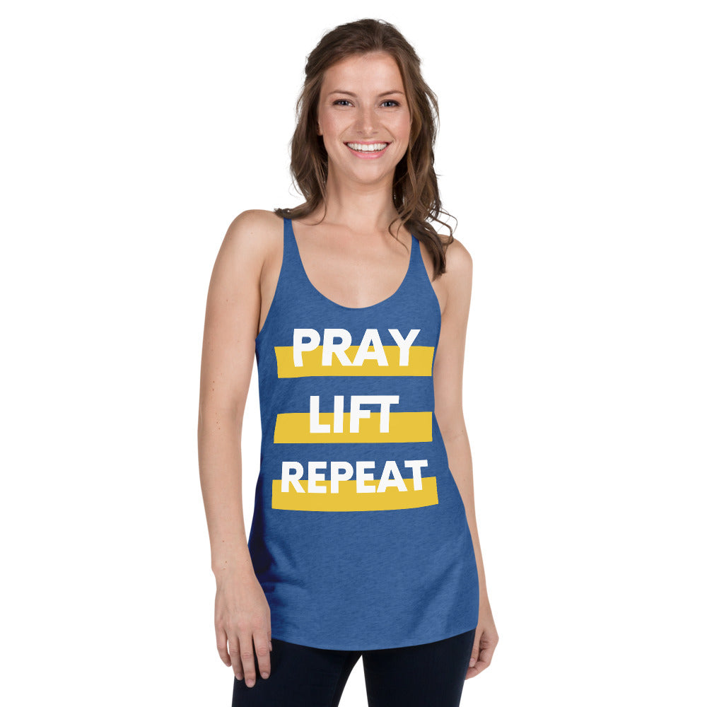 Lift Pray Repeat Women's Racerback Tank