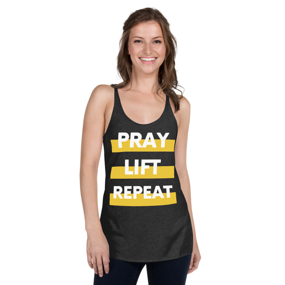 Lift Pray Repeat Women's Racerback Tank