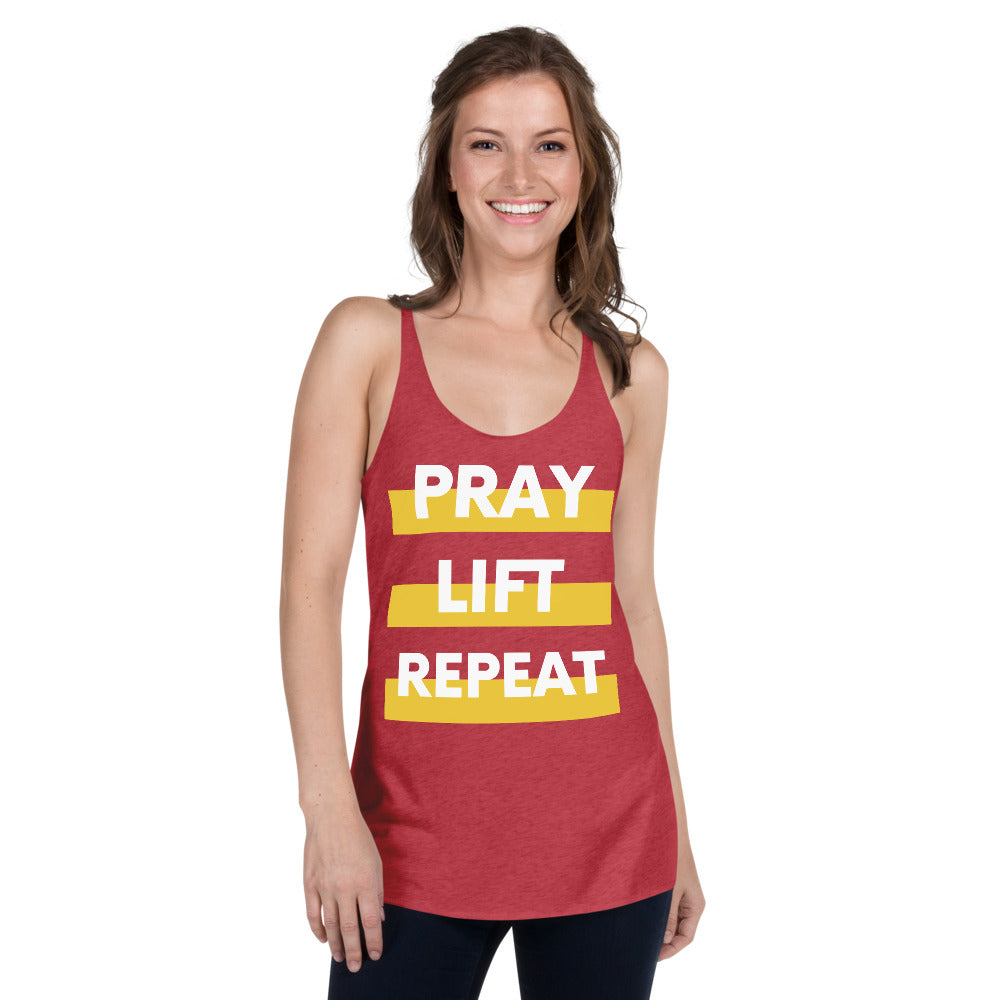 Lift Pray Repeat Women's Racerback Tank